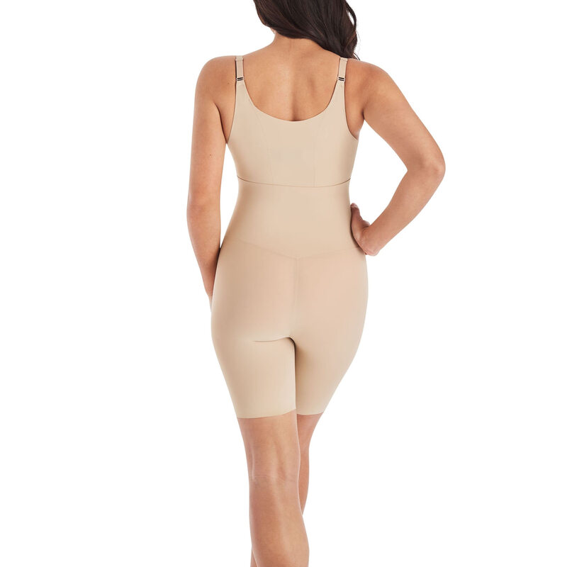 Maidenform Women's Shapewear Tummy Tights High Waist Slim Beige XX-Large
