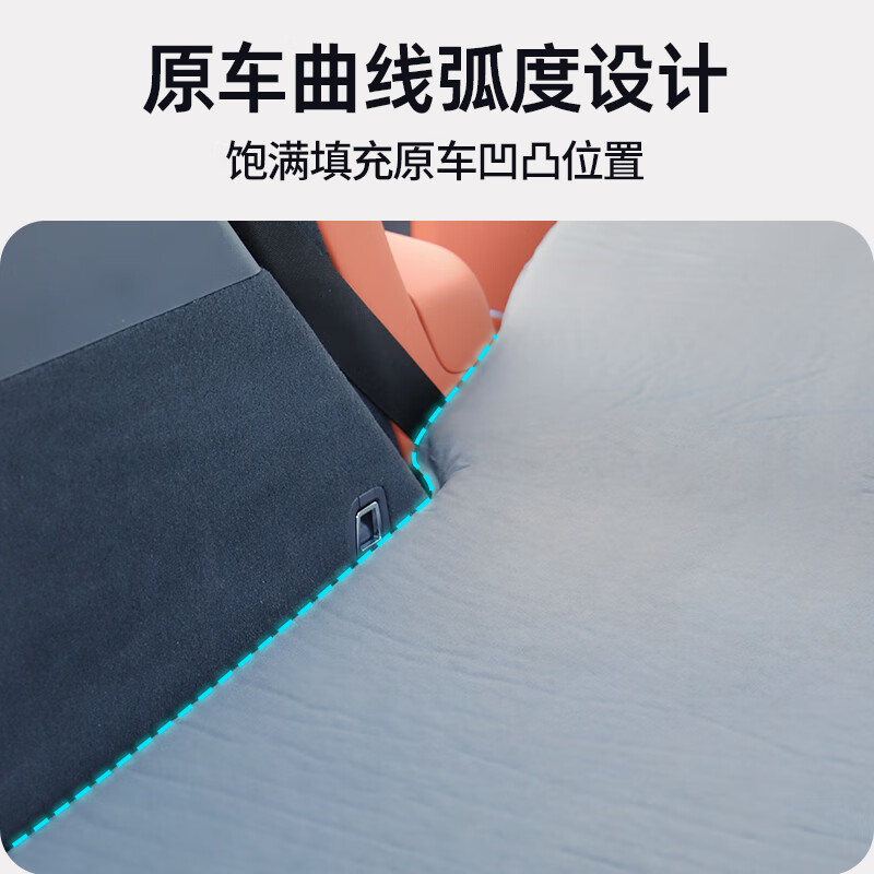 Xia Ke Brothers Ideal L7 Car Bed SUV Trunk Mattress Self-driving Tour Camping Travel Bed Automatic Inflatable Bed Gray
