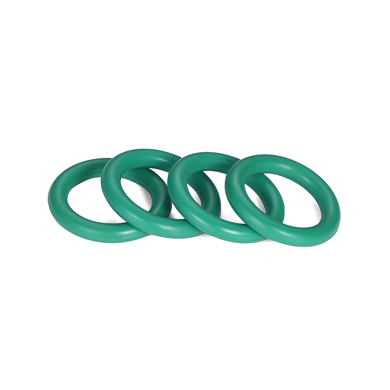 Jinggong (JINGGONG) fluorine rubber O-ring high temperature resistant sealing ring green o-type rubber gasket wire diameter 1.5/2/2.4/3.1-5mm outer diameter 12*2mm (10 pieces) fluorine rubber o-ring
