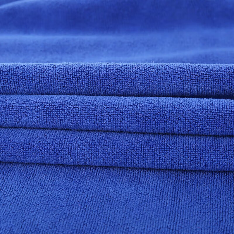 Jinshiluo multi-purpose cleaning rag 35*75 blue 5 pieces glass cleaning hotel sanitary kitchen floor car wash towel KT-196