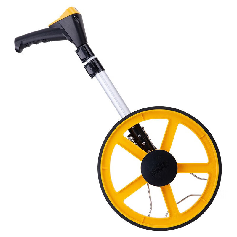 Deli digital distance measuring wheel hand push roller distance meter road measuring machine mechanical outdoor rolling push ruler engineering measuring ruler DL4179 large digital display wheel (diameter 300mm)