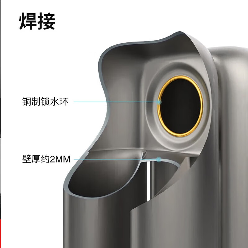 Jingnuo Lion King radiator household wall-mounted steel 50 radiator central heating self-heating corrosion-resistant water heating 600mm