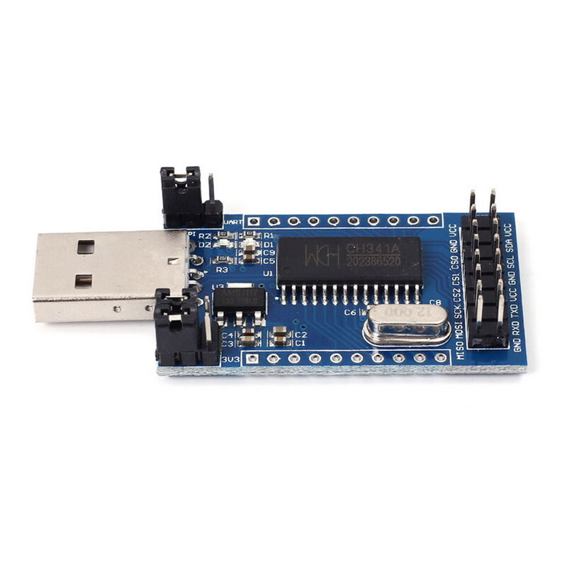 Ouhuayuan CH341A module USB to UART IIC SPI TTL ISP EPP/MEM parallel port converter