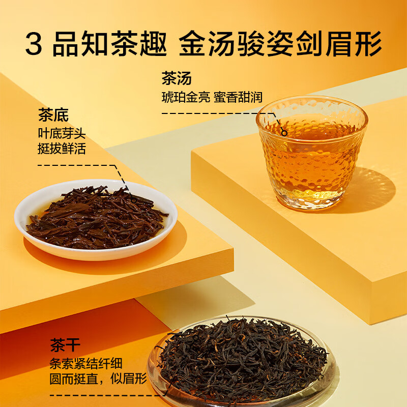 Made in Tokyo Jinjunmei Black Tea Wuyishan Honey Souchong Lapsang 200g New Tea Tea Gift Box Self-operated Gift Giving