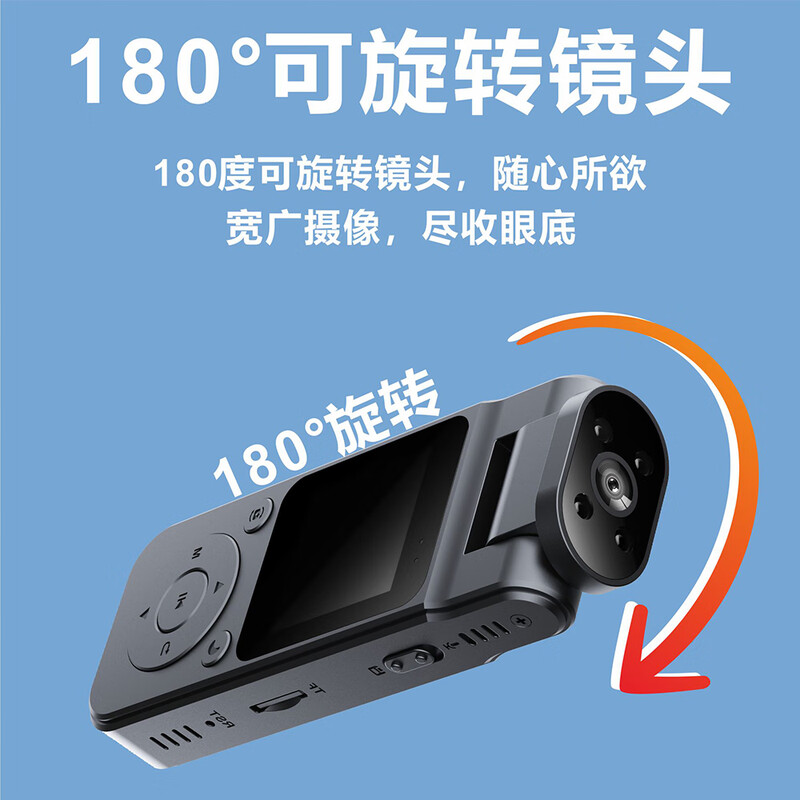 Qianli's new 4K ultra-high-definition camera with screen, conference recorder, riding video recorder, wearable magnetic back clip camera, portable interview driver, takeaway pocket artifact L19 flagship new product without memory