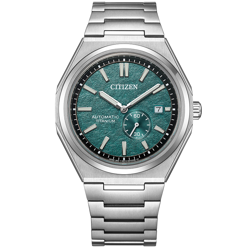 CITIZEN watch men's Japanese and Korean watch automatic mechanical day display dial retro Shubot titanium New Year gift NJ0180-80X