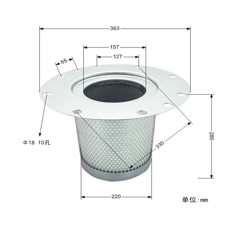 Atlas air compressor maintenance accessories three-filter oil-gas separator air filter oil filter oil filter oil filter 1613 6105 00 18-132