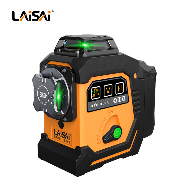 Laser Laser Level High-Precision 12-Line Green Light Infrared LSG6667 High-brightness Red Light Automatic Anping Marker 30 mW Green Light-LSG6668 Single Electric Simple Configuration