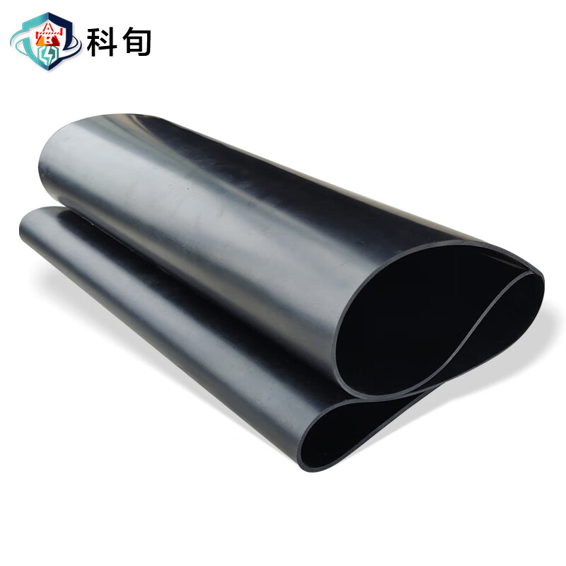 Kexun insulating mat power distribution room black flat 5kv 3mm 1m*1m high voltage insulating rubber mat insulating rubber mat floor mat carpet rubber sheet