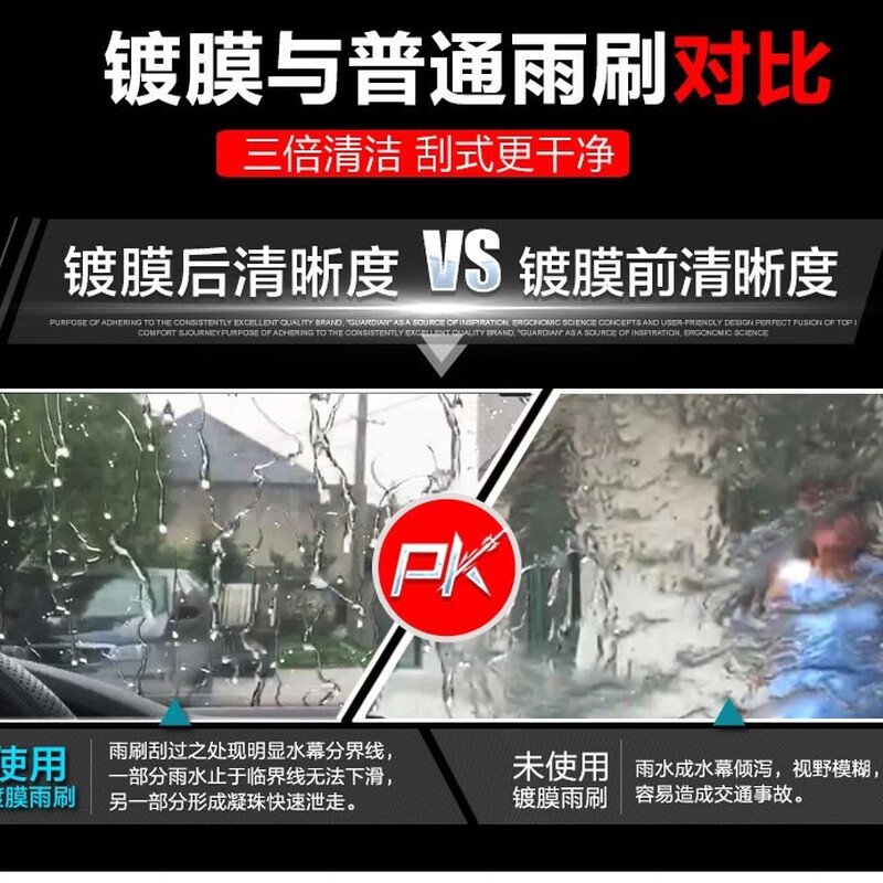 Jammed silicone coated wipers, boneless wipers, wiper blades, wiper blades, wiper strips, silent wiper strips, suitable for 99% of car models, leave a message, car model + year, one pair, silicone coating