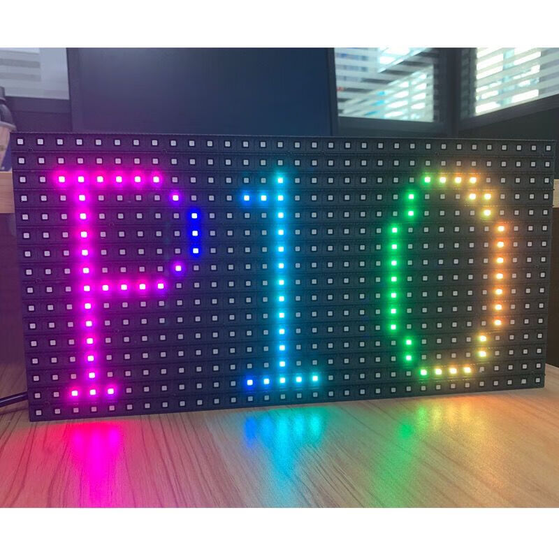 Led display module advertising screen module p10 unit board screen board outdoor door head full color screen electronic screen finished product P10 outdoor full color 32cmx16cm