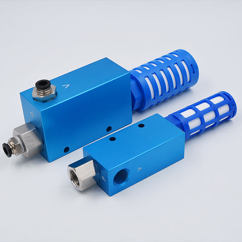 Yue Changsheng manipulator vacuum generator EV-10HS/15/20/25/30HSCK large flow large suction pneumatic component EV10+ silencer