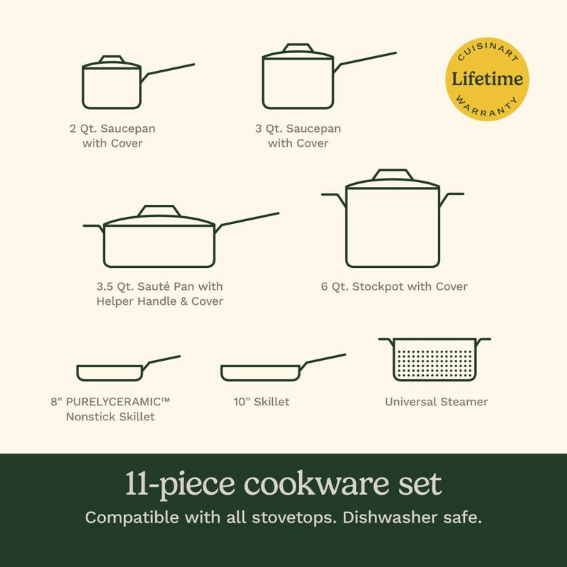 CUISINART Cuisinart 11-piece matte black elegant kitchenware set