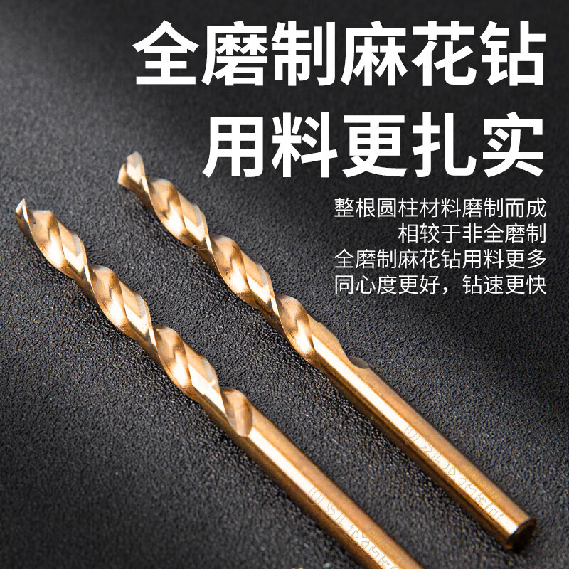 DELIXI ELECTRIC high hardness twist drill bit stainless steel alloy steel high speed steel drilling DLX-042 3.2mm
