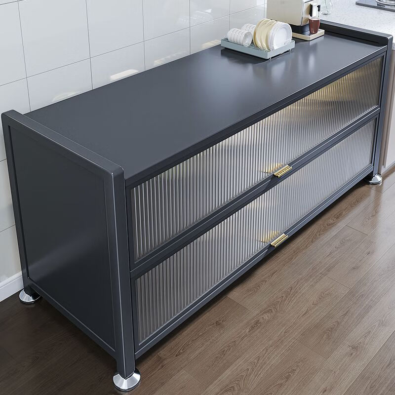 Baiting 2025 new kitchen multi-layer storage cabinet side bowl cabinet multi-functional storage cabinet floor-standing storage rack 3 layers 100/32/82 double the space