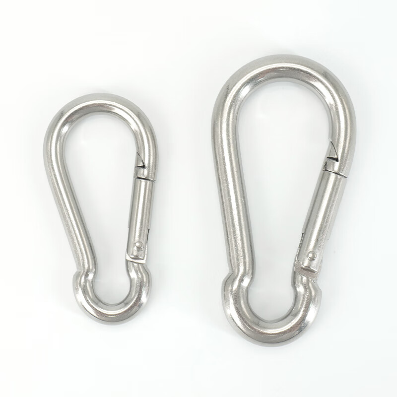 Bingyu 304 stainless steel spring buckle chain buckle key chain water bottle buckle connecting buckle BH-608 M8 standard type Jingcang Suda