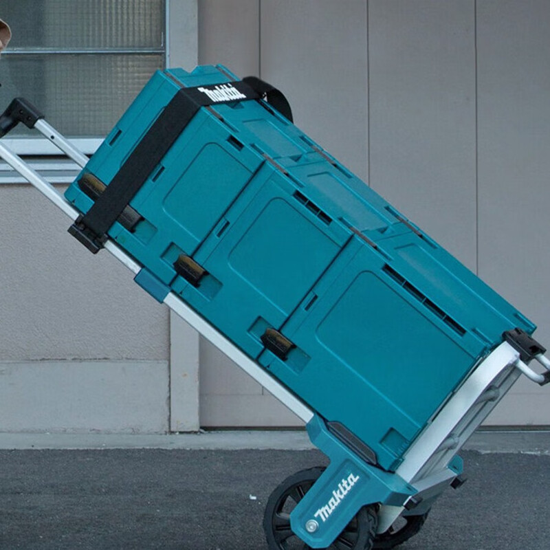 MAKITA tool box stackable combined multi-layer electric drill multi-function portable trolley equipment storage box B combination 1+2+3+4+ pull cart + bandage