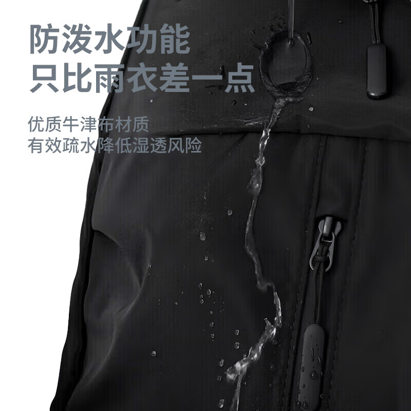 Backpack men's large-capacity work and business trip computer bag business leisure travel college junior high school school bag