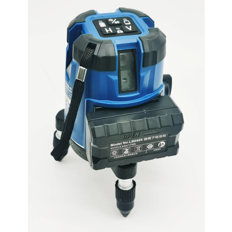 Dongcheng level infrared high-precision strong light outdoor automatic leveling laser green light thin line 2 lines 3 lines 5 lines line caster green light 5 lines FF09-41 large lithium battery * 2 + bracket