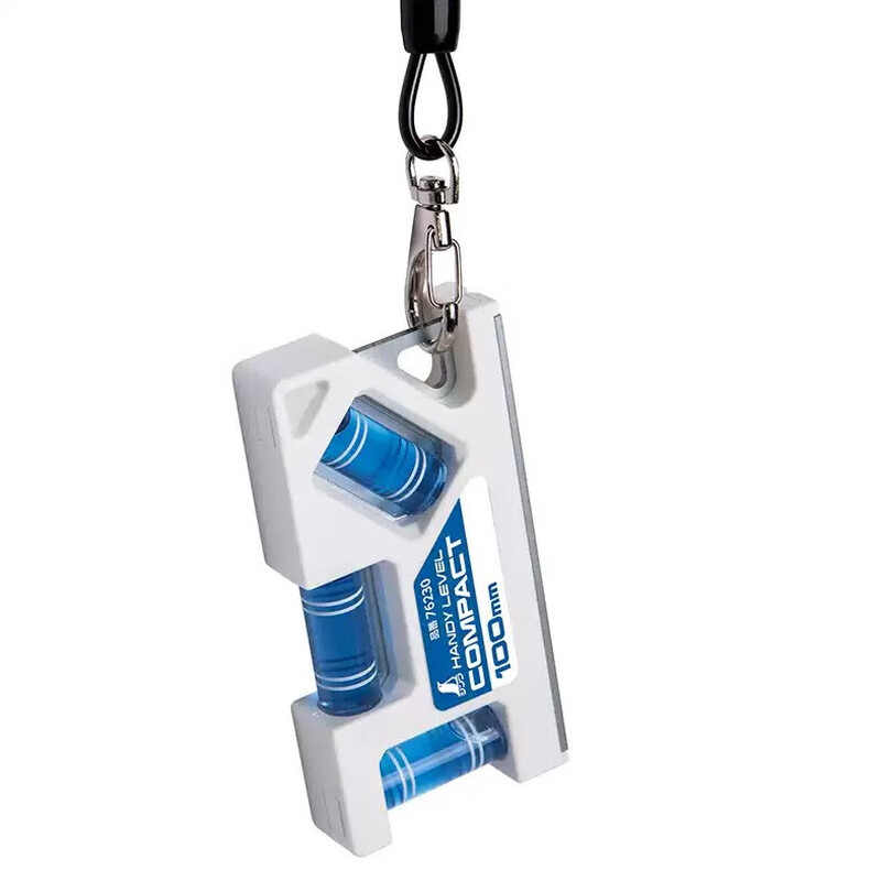 SHINWA friendly portable level for small magnetic/non-magnetic workplaces with high-precision ultra-thin three-tube measurement DIY 76228 level 75mm with magnet