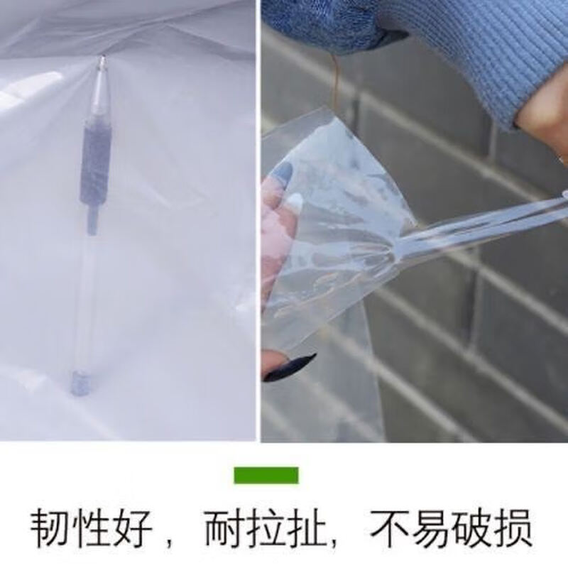 Jiayou agricultural transparent plastic film for growing vegetables and small shed film, agricultural special film, plastic cloth insulation mulch film to prevent cold, 4 wire small shed special film, 2 meters wide and 3 meters long