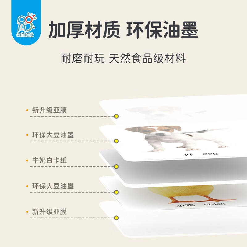 Baby cognitive card set with 4 volumes, animal card + object recognition card + car recognition card + fruit and vegetable card, early education for 0-3-year-old infants (two editions randomly issued) Chinese and English bilingual tear-off cards, parent-child interactive games, unbreakable infant and toddler early education cards, scientific enlightenment and knowledge recognition cards