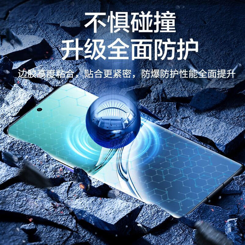 Xiuba is suitable for Xiaomi CIVI4Pro tempered film mobile phone film, full screen explosion-proof, anti-fall, anti-fingerprint protective film, full coverage, high-definition anti-blue light curved mobile phone second film, second dust-free warehouse curved screen ultra-clear tempered film Xiaomi CIVI4Pro