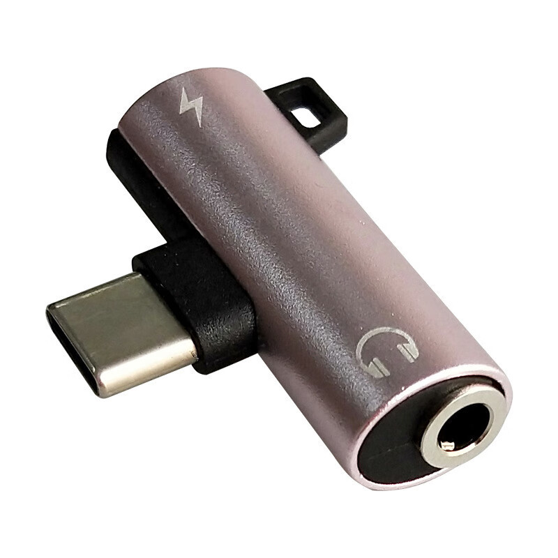 Type-c headphone adapter converter adapter cable typec to 3.5mm mobile phone audio round hole interface Type-c to 3.5 line random - not compatible