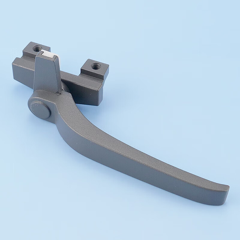 Bingyu window handle 38 type zinc alloy single point casement window handle outward opening window 7-word window lock dark gray left handle BH-630