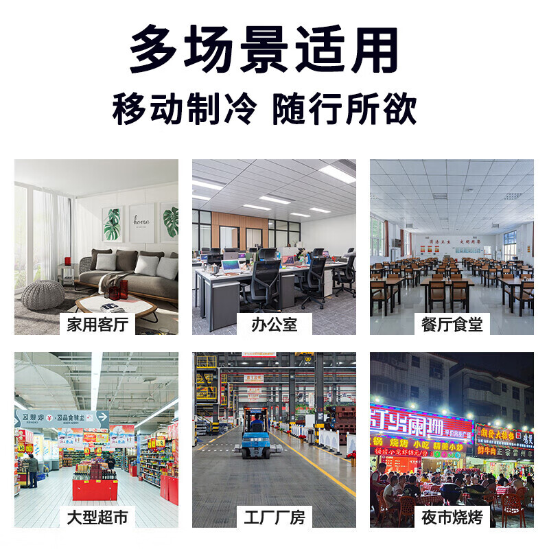 Midea air conditioning fan refrigeration fan industrial electric cooling fan water cooling air conditioner with ice commercial air conditioner large area super strong wind workshop cooling water cooler AC360-20A
