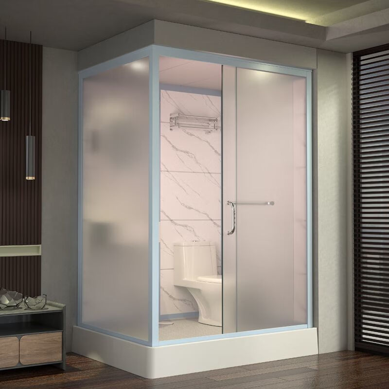 Jomoo's new integrated shower room bathroom integrated toilet mobile integrated bathroom household partition door waterproof toilet 140*110 front door with toilet and no steam