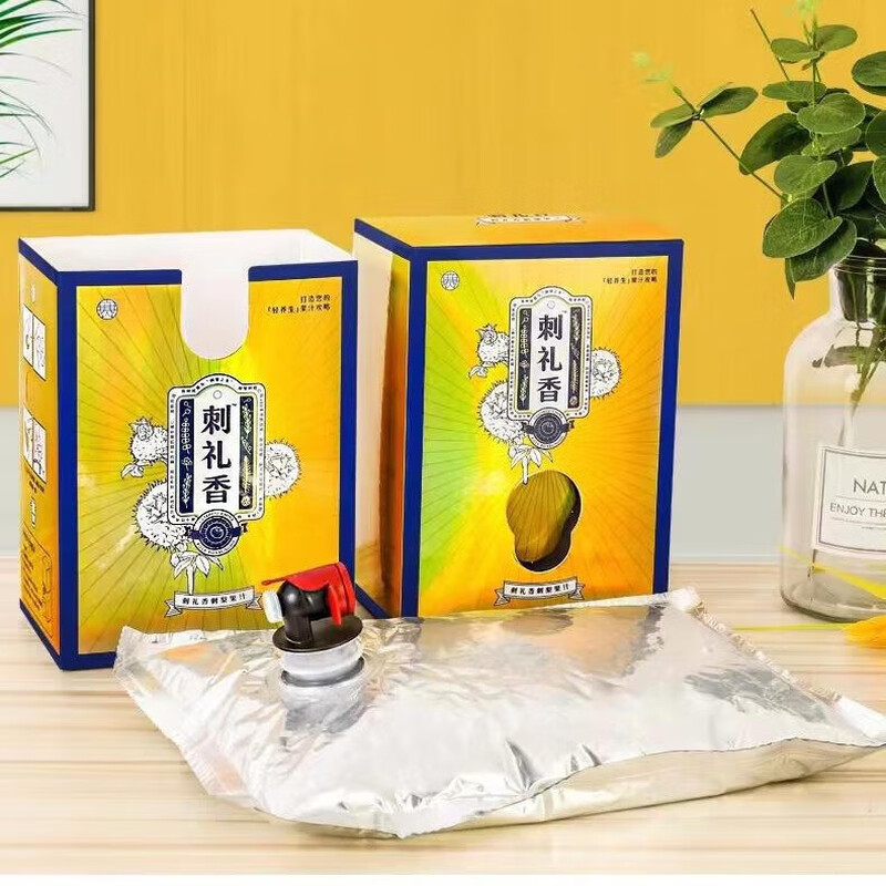 Prickly pear fragrance Prickly pear fragrance Guizhou pure prickly pear original juice prickly pear original solution prickly pear juice prickly pear freshly squeezed juice family pack 2L 1 box 2L