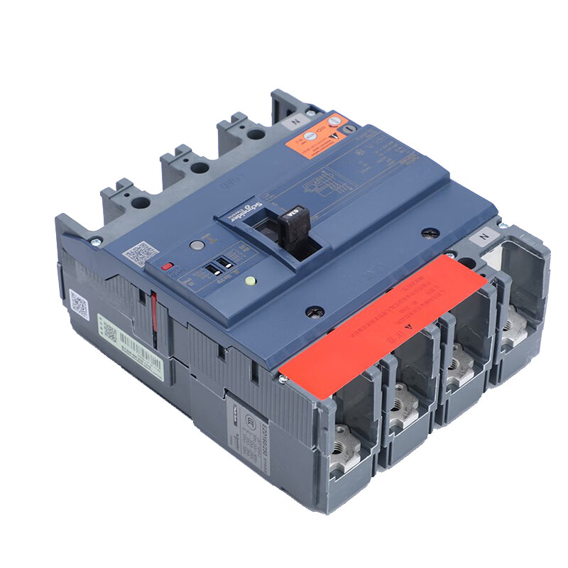 Schneider molded case circuit breaker EZD 160E 3P4P 63A100A250A400A~630A with leakage protection 3P 80A