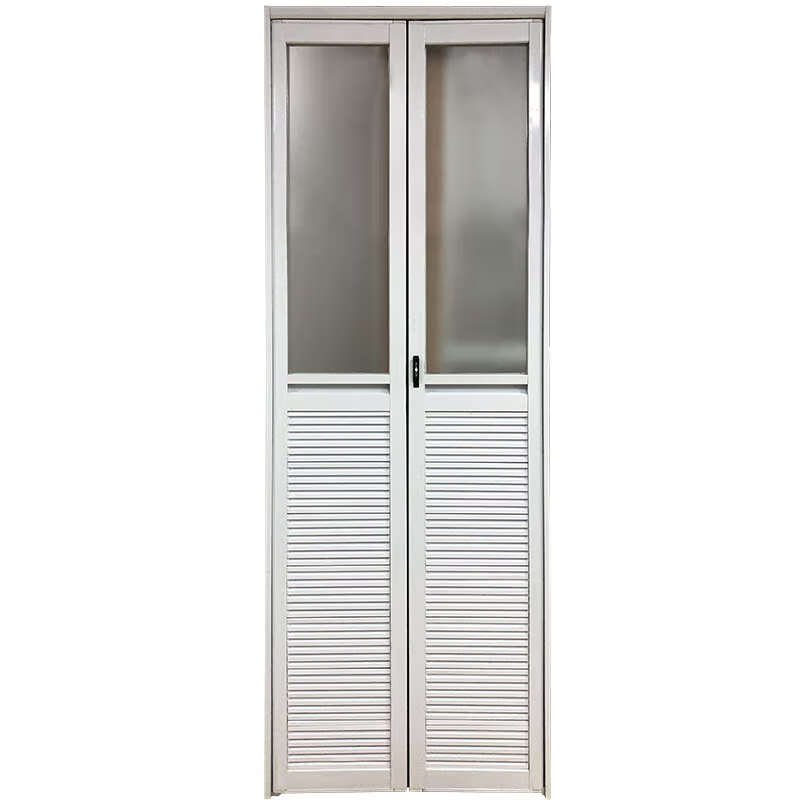 Wen Yijia louver folding door bathroom door toilet door aluminum alloy door bathroom door kitchen door folding door bathroom door F-BY001 louver folding door