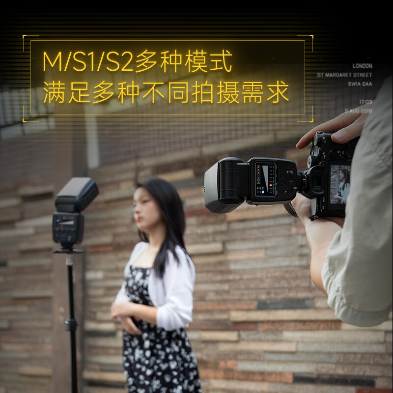 Sidande FK300II second generation universal on-camera flash photography lighting fill light compatible with Canon Nikon Sony SLR camera hot shoe light built-in trigger flash