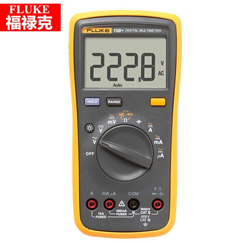 FLUKE high-precision digital multimeter electrician maintenance digital display multimeter multimeter F15B+ upgraded to F15BMAX-01