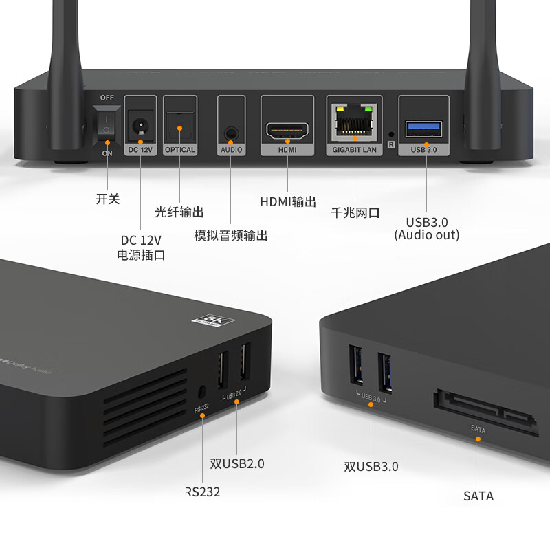 ZIDOO Z9X8K high-definition hard disk player + Sony HT-A8000 TV sound bar audio movie enthusiast set (ZIDOO Z9X8K-V12 + Sony HT-A8000)