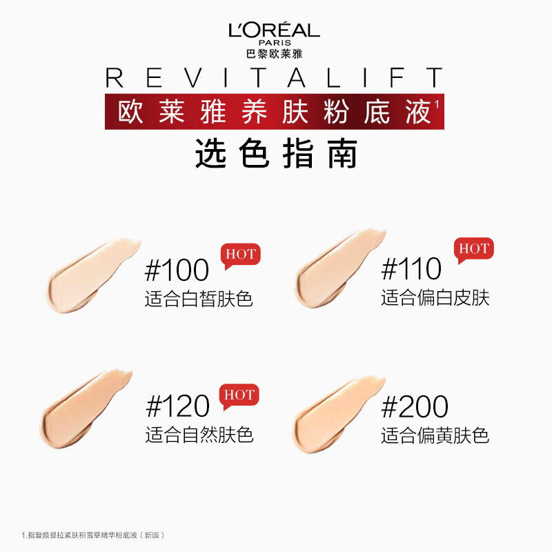 L'Oreal liquid foundation long-lasting, oil-absorbing stick for oily skin, dry skin Centella Asiatica concealer, oil control, long-lasting makeup, Centella Asiatica liquid foundation 120#30ml
