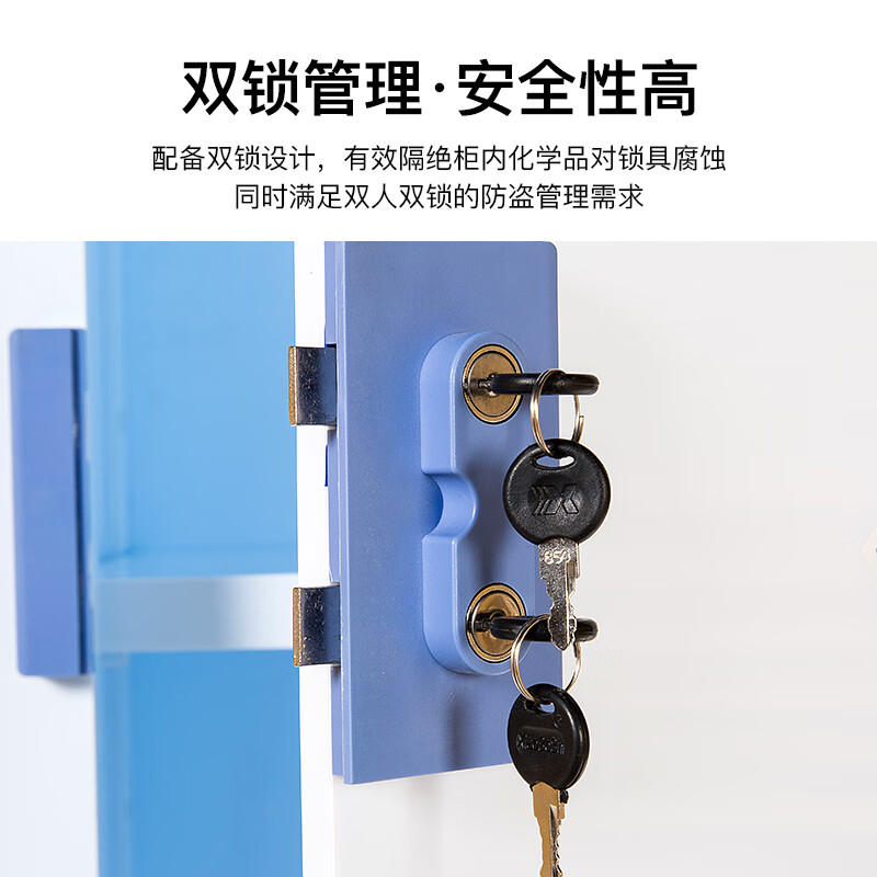 Longzhitai anti-corrosion cabinet pp acid-base cabinet chemical cabinet strong acid-base cabinet laboratory reagent cabinet PP medicine cabinet