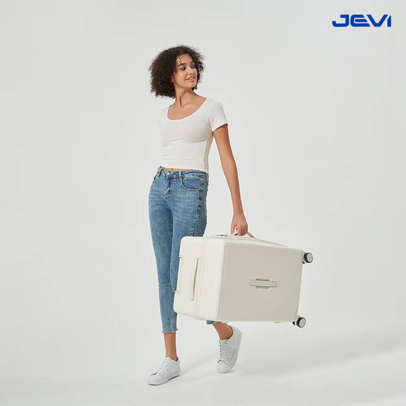 Extremely (JEVI) large-capacity suitcase for male and female students checked trolley suitcase lightweight universal wheel zipper password box 26 inches