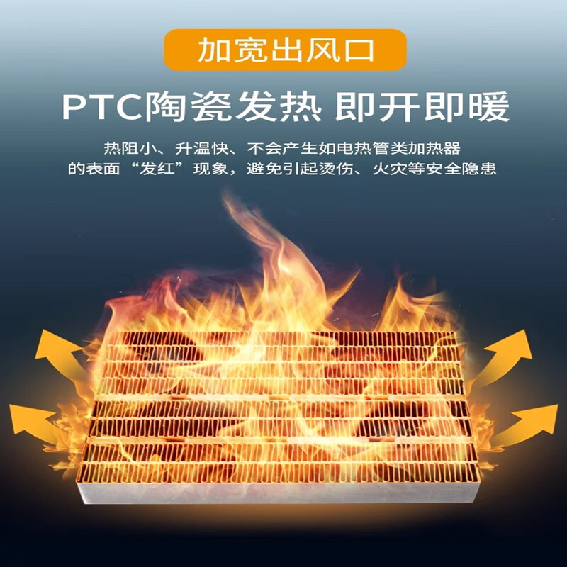 Beiteng car heater car large truck defroster heater electric heating basic model 2 holes 12V800W