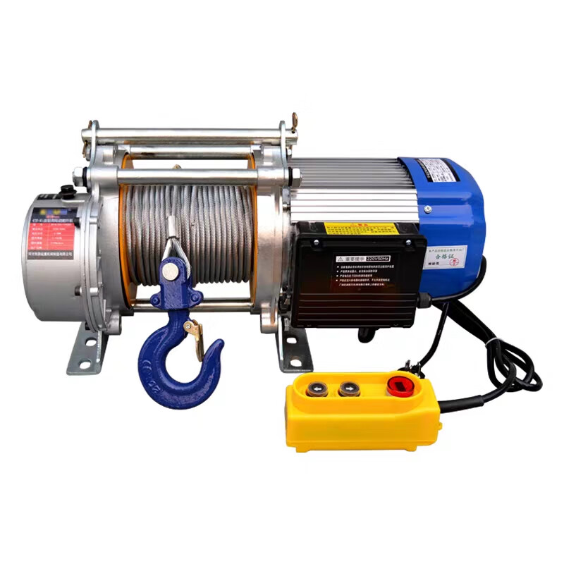 1 ton 2 ton winch 220v high-rise hoisting small fast crane lift hoist electric hoist 380v upgraded version 220v 1 ton 30 meters slow speed