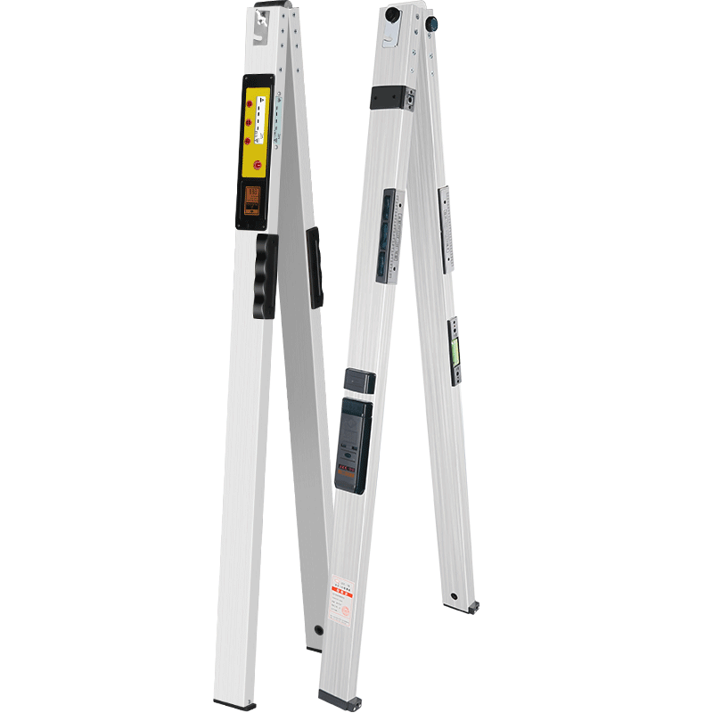 Maideniu 2-meter folding digital display horizontal ruler house inspection equipment engineering high-precision aluminum alloy wall inspection ruler 2-meter folding single-reliance ruler-1 piece set