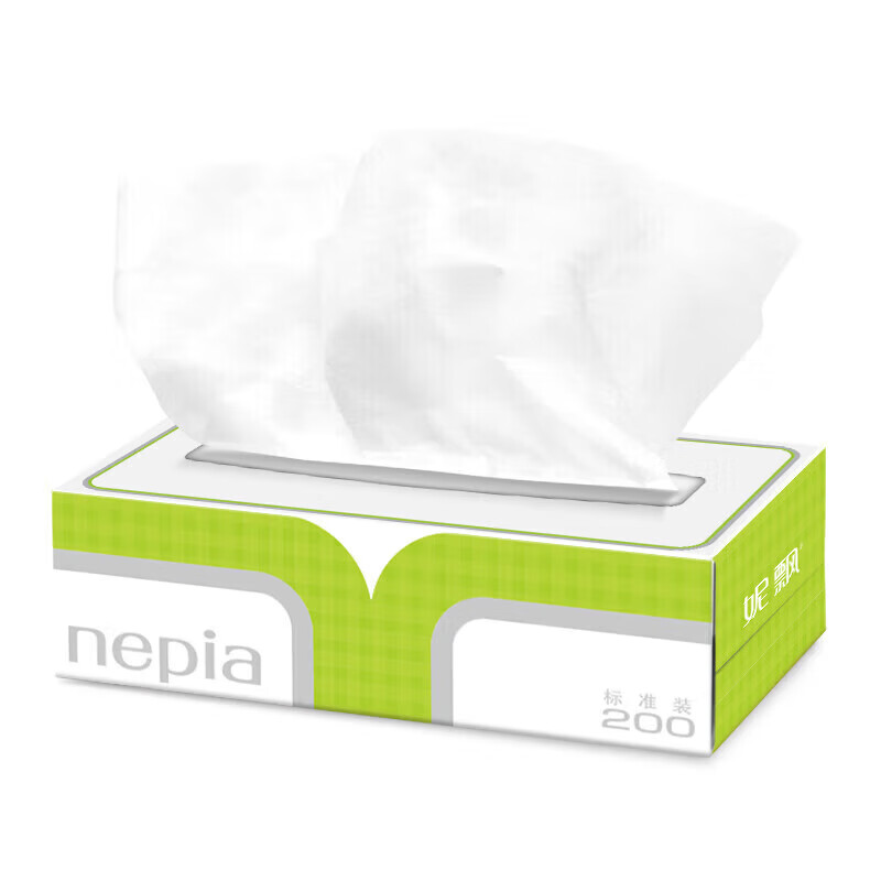 Nepia classic series tissue paper 2 layers 200 sheets * 3 boxes large capacity removable boxed napkins flexible facial tissue