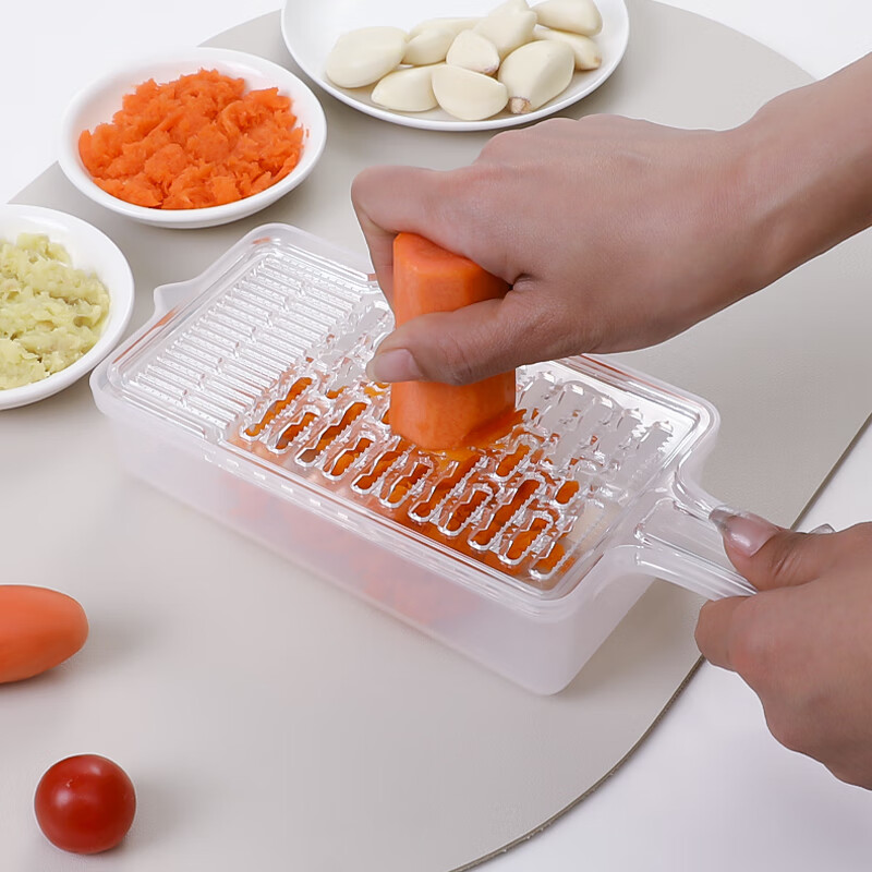 KOKUBO Japan imported mud grinder, vegetable grinder, fruit grinder, children's food supplement grinder, ginger and garlic grinder, transparent color 1 piece