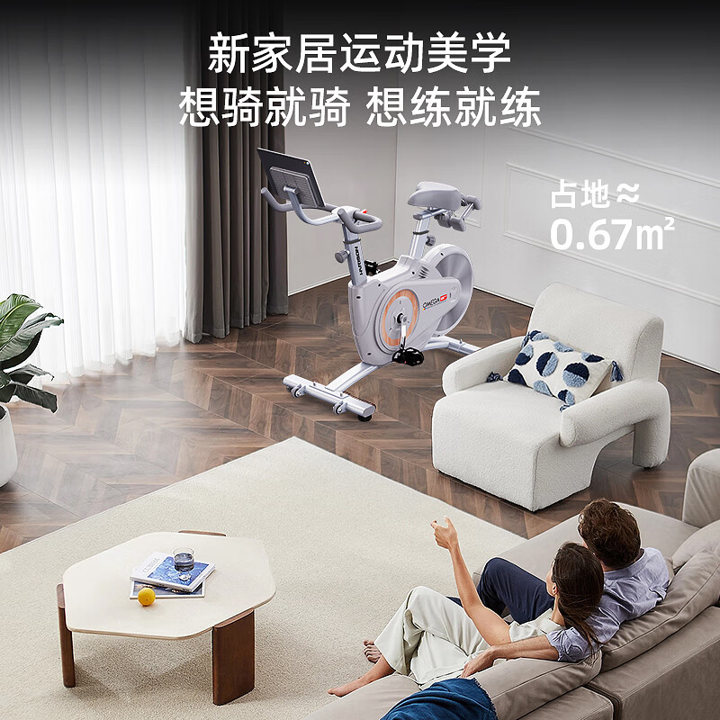 HARISON Hanchen Intelligent Spinning Bike Home Exercise Bike Magnetic Control Indoor Bike OMEGA HR-X8eco