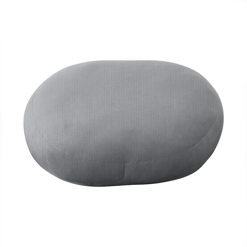 MUJI soft cushion that can be used as a lumbar cushion, nap pillow, bedside cushion, chair cushion, charcoal gray