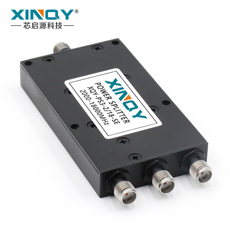 XINQY Xinqiyuan SMA microstrip power splitter one-to-three 2-18G 2000-18000MHz 8G RF power splitter PS3-2/18-SE