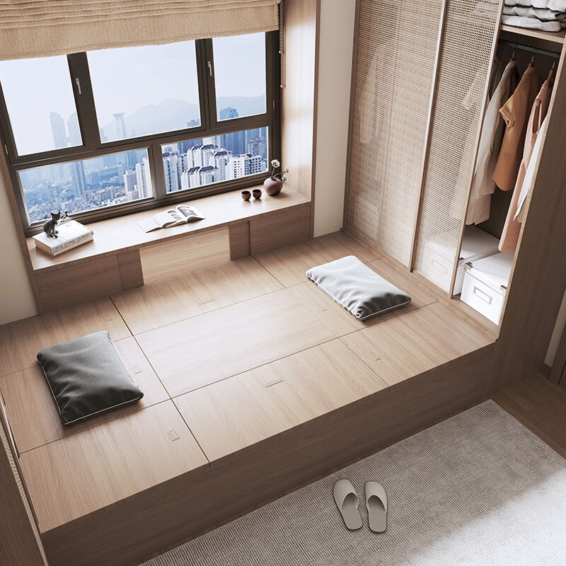 Bunny whole house customized tatami bed combination wardrobe whole house customized all-in-one children's room customized partition tatami customized gold