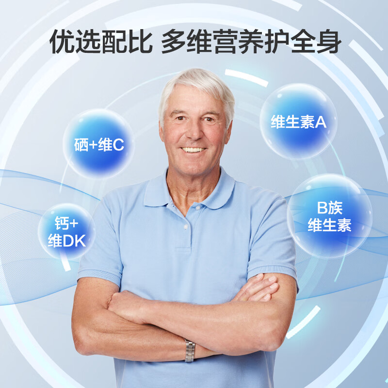 Made in Tokyo, multi-vitamins and minerals for middle-aged and elderly people 180 capsules*2, calcium supplement, iron supplement, selenium zinc, folic acid New Year gift box